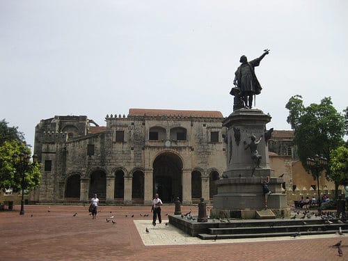 Parque Colon en Santo Domingo