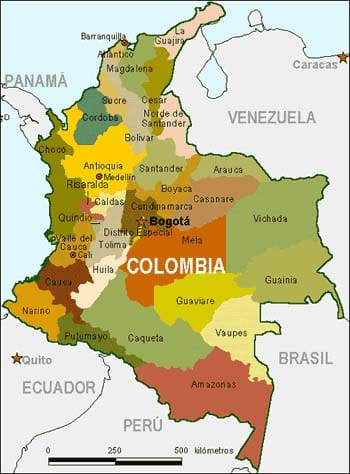 Mapa de Colombia