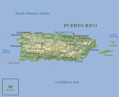 Mapa de Puerto Rico