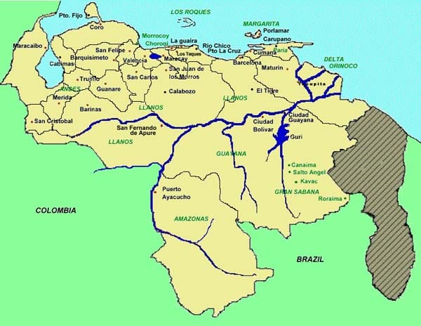 Información turística de Venezuela : Viaje a América